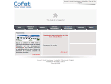 Tablet Screenshot of cofat.com